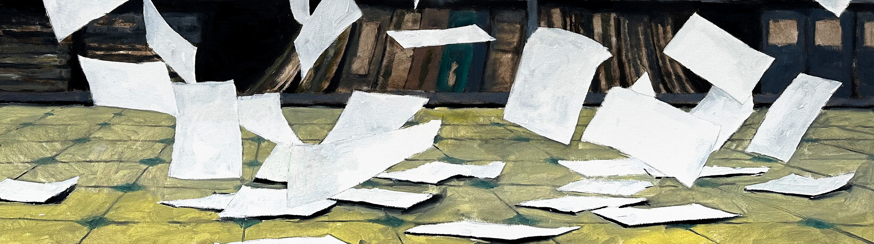 Detail from Nelson Jalil's studio