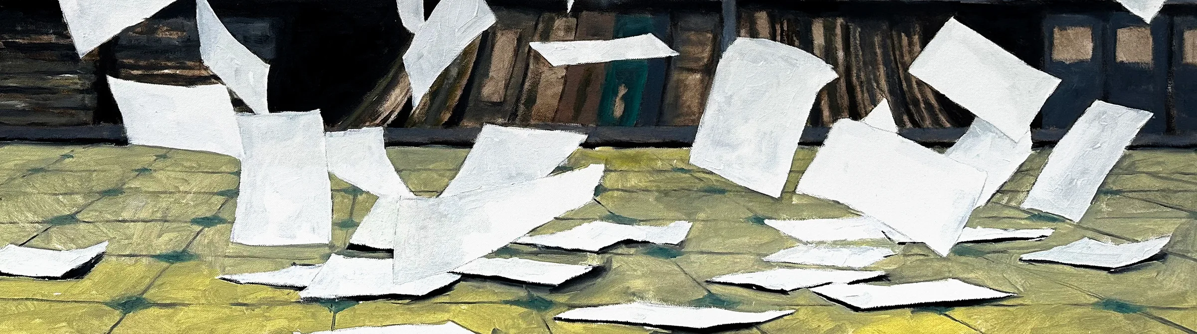 Detail from Nelson Jalil's studio